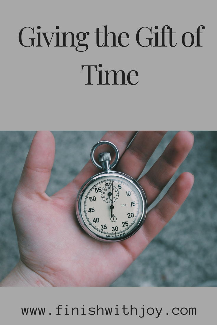 Motivation Monday: Giving the Gift of Time